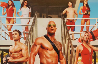 baywatch bastidores zac efron dwayne johnson